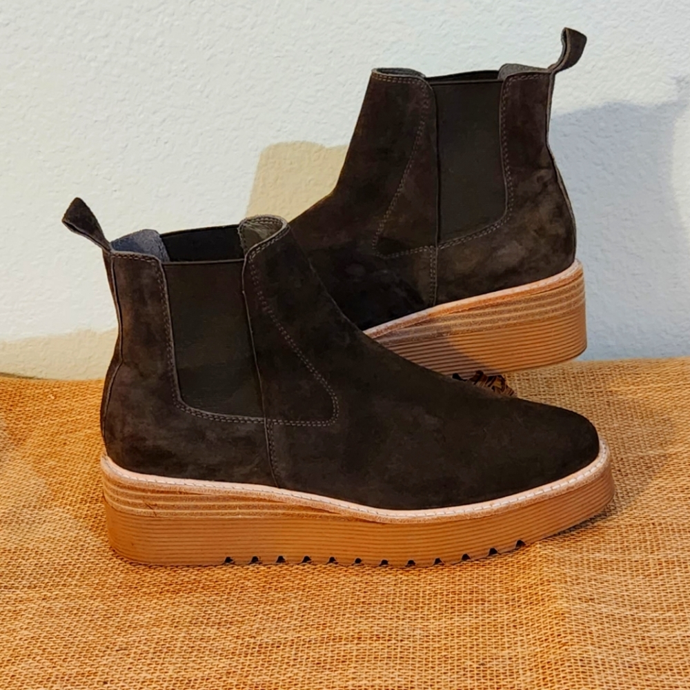 Silent D Anthropologie Suede boots